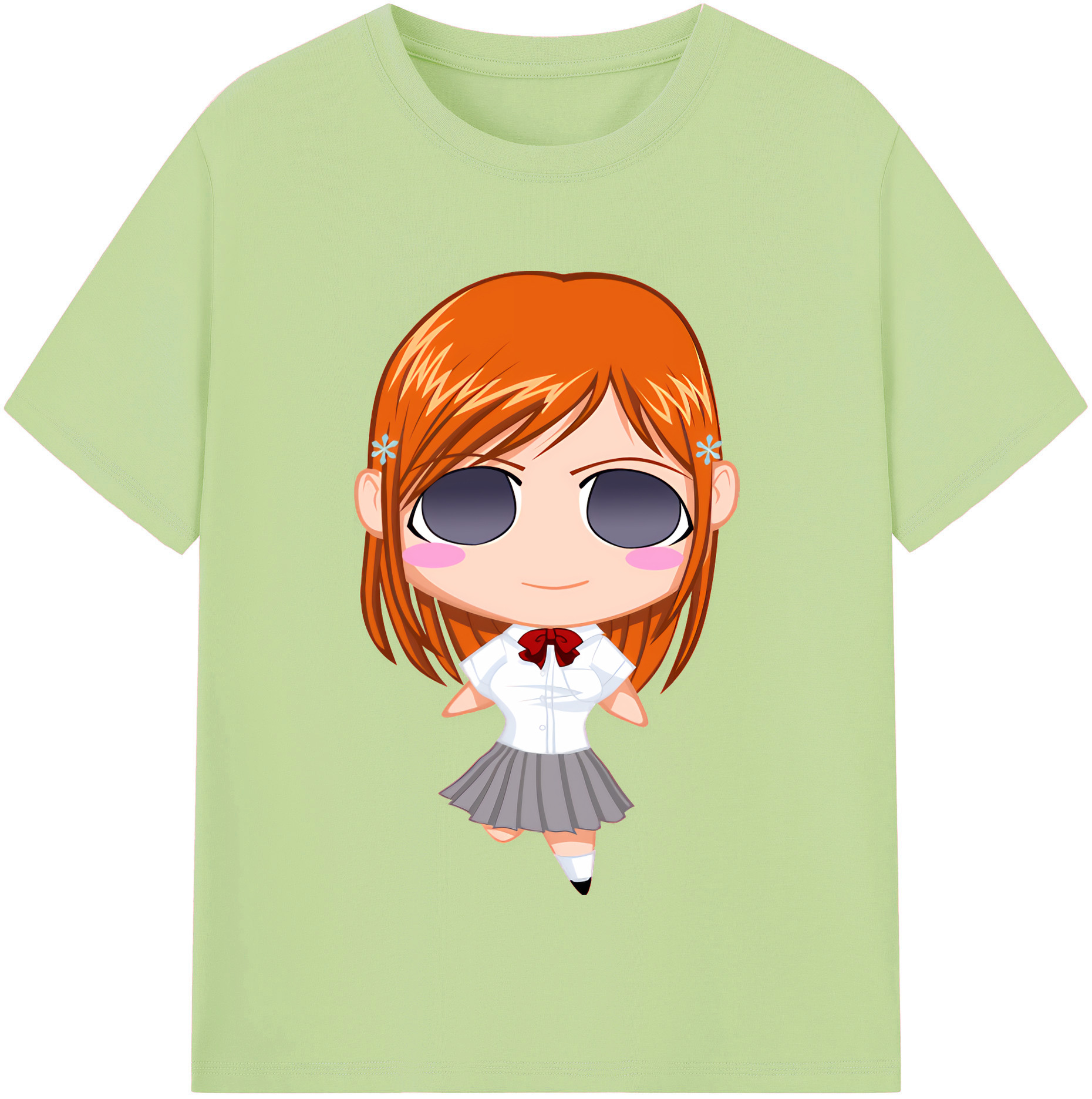 （画像用） ブリーチ 井上織姫（いのうえおりひめ） BLEACH Inoue Orihime 綿100％半袖Tシャツ（フロントプリント）